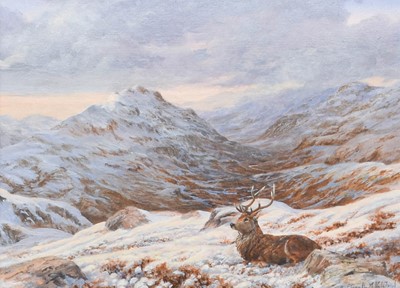 Lot 1064 - Elizabeth Halstead (20th Century) Stag at rest...