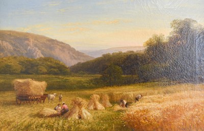 Lot 1027 - George Cole (19th Century) Harvesting Signed...