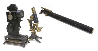 Lot 110 - J K M Holmes Refracting Telescope