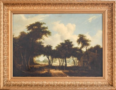 Lot 1022 - Manner of Meindert Hobbema (1638-1709) Figure...