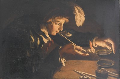 Lot 1057 - Manner of Georges de la Tour (1593-1652) Pipe...