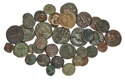 Lot 7 - Miscellaneous Ancient Bronze Coins; 36 in...