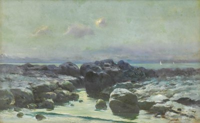 Lot 1080 - I Sabatini (c.1900) Seascape Signed, oil on...