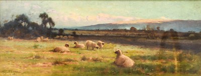 Lot 1001 - Creswick Boydell (1861-1919) Grazing pasture...