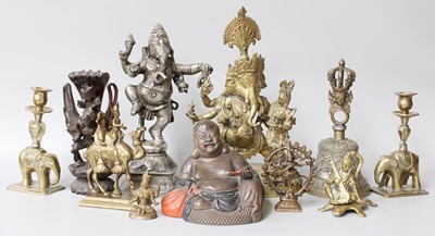 Lot 101 - A Group of Indian/South East Asian Bronze...