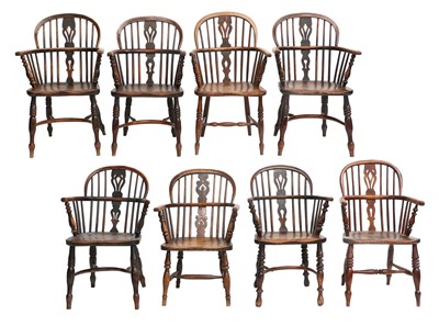 Lot 296 - A Harlequin Set of Eight Mid 19th Century...