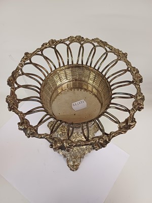 Lot 2030 - A Pair of Victorian Silver Plate Dessert-Stands