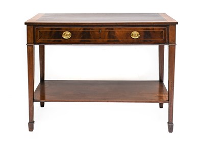 Lot 1393 - A Victorian Mahogany, Satinwood-Banded and...