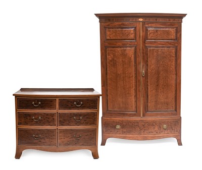 Lot 805 - A Victorian Mahogany, Crossbanded and...