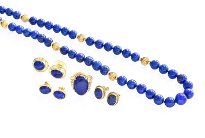 Lot 46 - A Small Quantity of Lapis Lazuli Jewellery,...