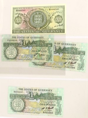 Lot 416 - Guernsey Banknote Collection, 22 notes in...