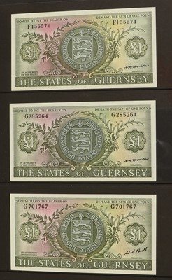 Lot 416 - Guernsey Banknote Collection, 22 notes in...