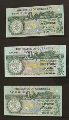 Lot 416 - Guernsey Banknote Collection, 22 notes in...