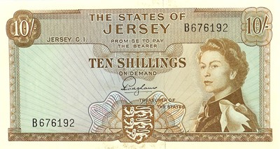 Lot 413 - Jersey, Assorted Banknotes; 18 notes in total...