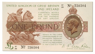 Lot 388 - Treasury Series, One Pound, Warren Fisher...