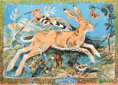 Lot 645 - Mark Hearld (b.1974) "Pisanello's Hare" Signed...