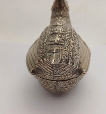 Lot 2084 - A Southeast Asian Silver Vessel