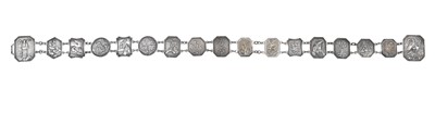 Lot 2092 - A Chinese Export Silver Belt