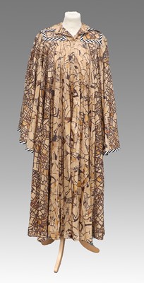 Lot 2143 - Circa 1970/80 Jean Varon A-Line Map Kaftan...