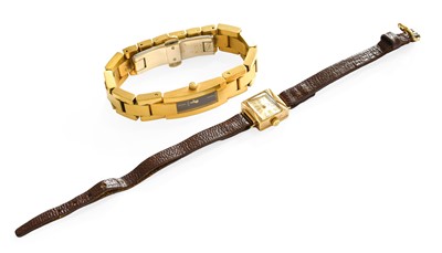 Lot 63 - A Lady's 9 Carat Gold Avia Wristwatch, with...