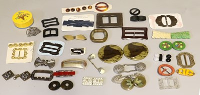 Lot 2067 - *Decorative Mainly Early 20th Century Buckles...