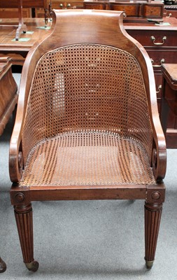 Lot 1331 - An Early 19th Century Bergere Armchair, with...