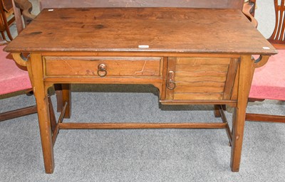 Lot 1175 - An Arts and Crafts Walnut Washstand,...