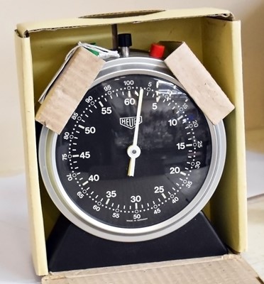 Lot 325 - A Heuer Stopwatch Desk Timer, ref: 713, with...