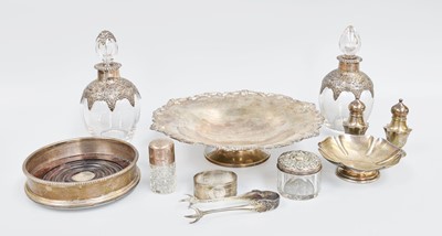 Lot 76 - A Collection of Assorted Silver, comprising a...