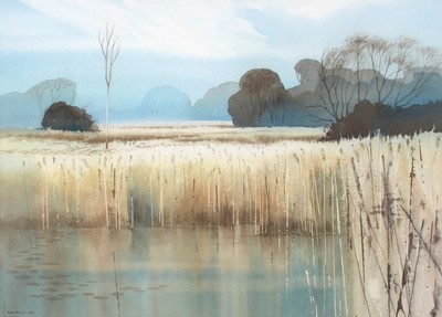 Lot 1088 - Peter Atkin (Contemporary) ''Reed Beds,...