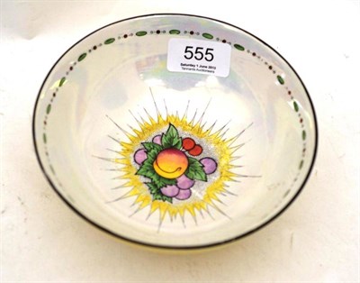 Lot 555 - 1930s Shelly bowl with lustre decoration