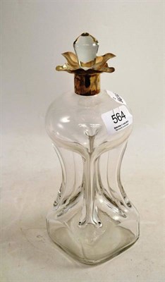 Lot 564 - Silver mounted decanter