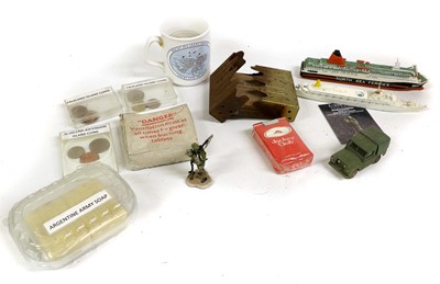 Lot 106 - A Quantity of Falklands War Militaria,...