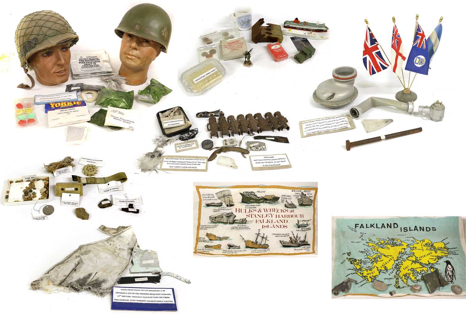 Lot 106 - A Quantity of Falklands War Militaria,...