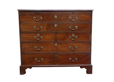 Lot 325 - A George III Mahogany Straight-Front Chest of...