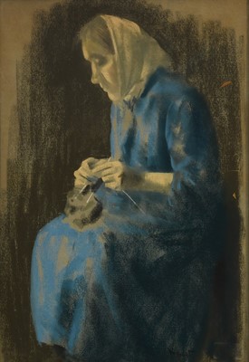 Lot 1033 - Jacob Kramer (1892-1962) Portrait of a woman...