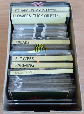 Lot 290 - Postcards Featuring Flowers, Farming, Ethnic,...