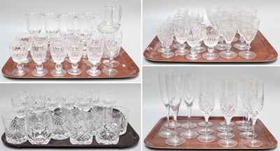 Lot 128 - A Quantity of Cut Drinking Glasses, including...