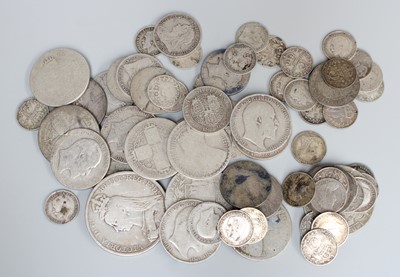 Lot 158 - Assorted British Pre 1920 Silver Coinage,...