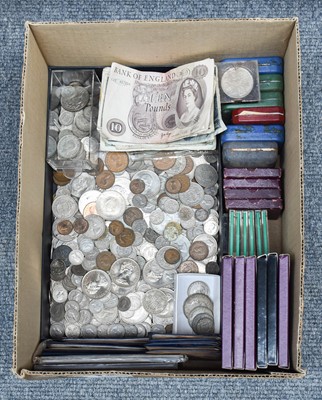 Lot 211 - Mixed Lot of Coins, Proof Sets and Banknotes,...