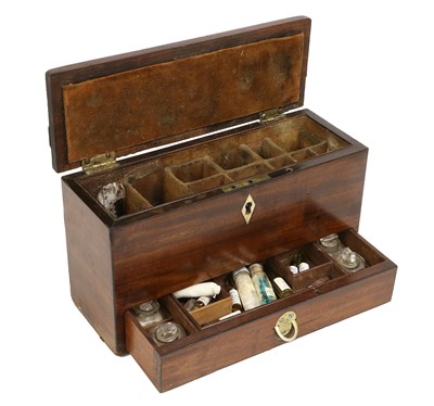 Lot 115 - A 19th Century Mahogany Travelling Apothecary...