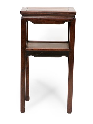 Lot 805 - A Chinese Hongmu Hardwood Stand, Qing Dynasty,...