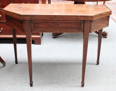 Lot 1332 - A George III Scottish Mahogany Tea Table,...