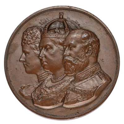 Lot 379 - Tower Bridge Opening Medal 1894, in bronze by...