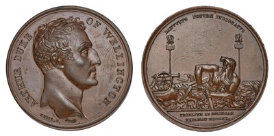 Lot 372 - 2x Napoleonic Wars Commemorative Medals,...