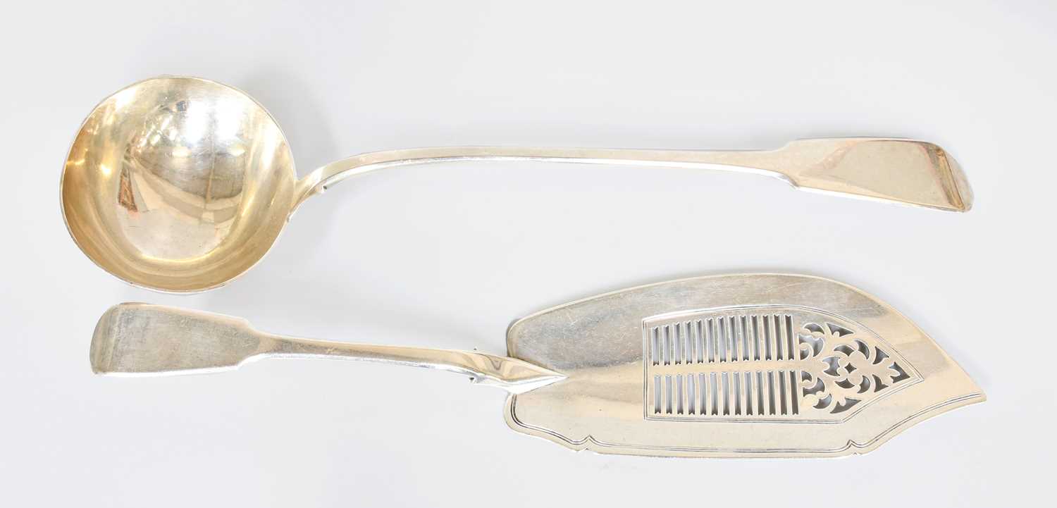 Lot 66 - A George IV Silver Fish-Slice and a William IV...