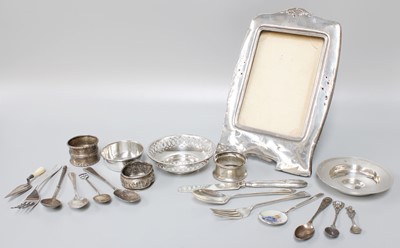 Lot 32 - A Collection of Assorted Silver, including an...