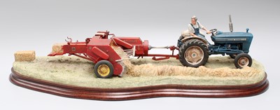 Lot 220 - Border Fine Arts 'Hay Baling', model No. B0738...