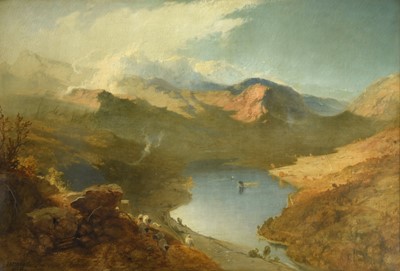 Lot 1041 - James Baker Pyne (1800-1870) "Grasmere" Signed,...