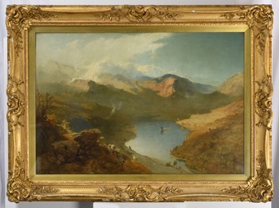 Lot 1041 - James Baker Pyne (1800-1870) "Grasmere" Signed,...